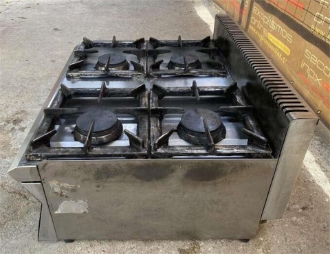 Εστία Αερίου Επιτραπέζια Με 4 Καυστήρες Μαντέμι VIMITEX Μεταχειρισμένη